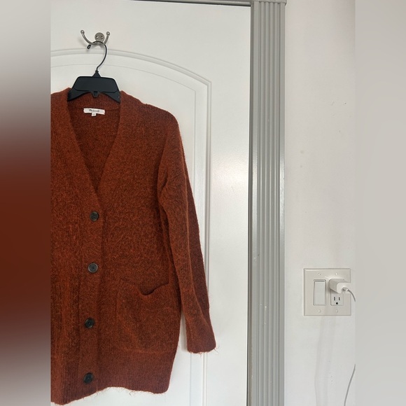 Madewell Women's Cowen Cardigan Sweater size small wool blend relaxed NG753 - Picture 6 of 12